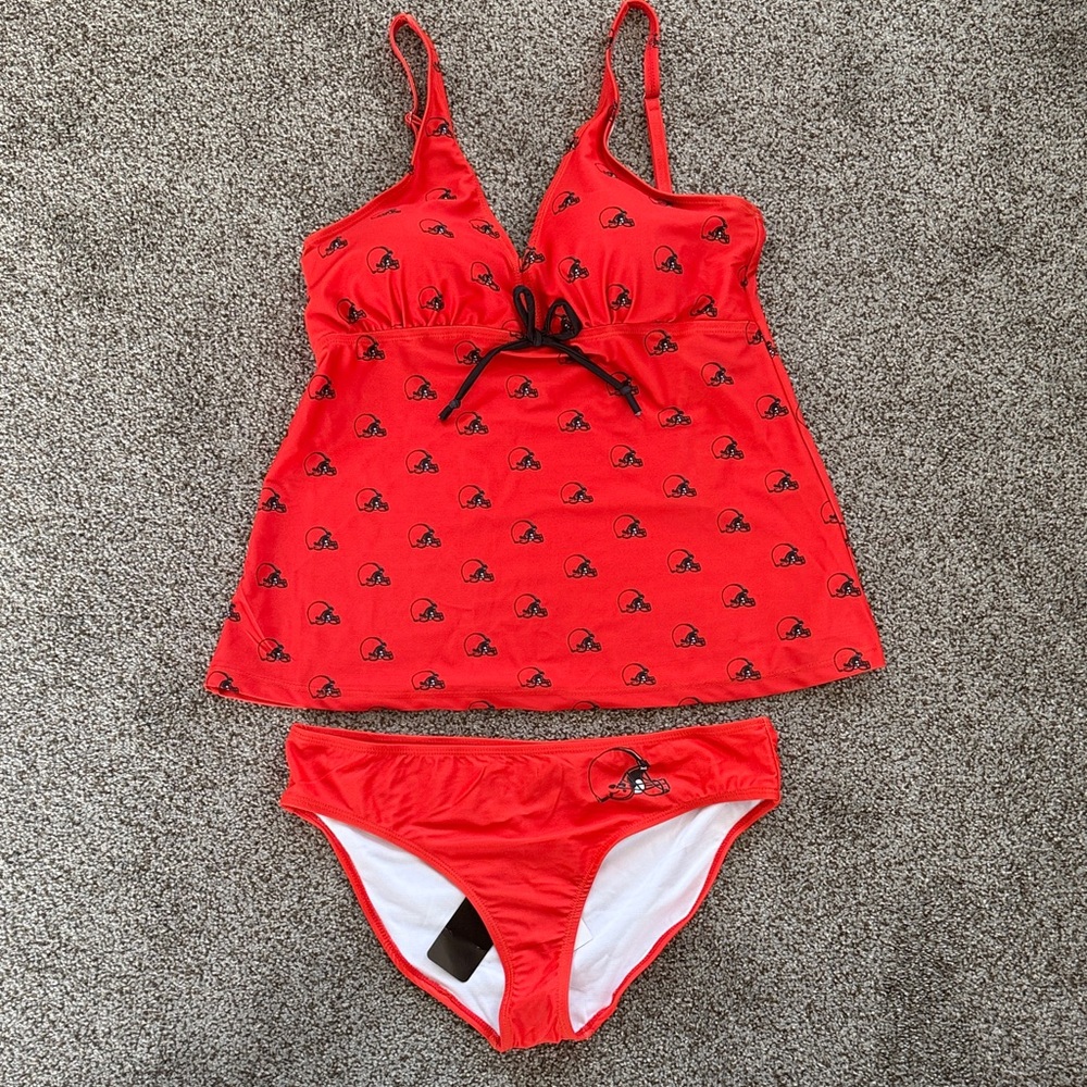 NFL Cleveland Browns Two-Piece Swim Tankini NWT